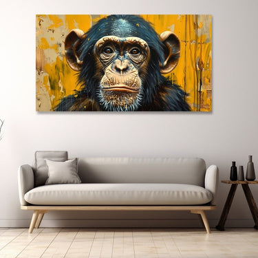Monkey Oil Painting